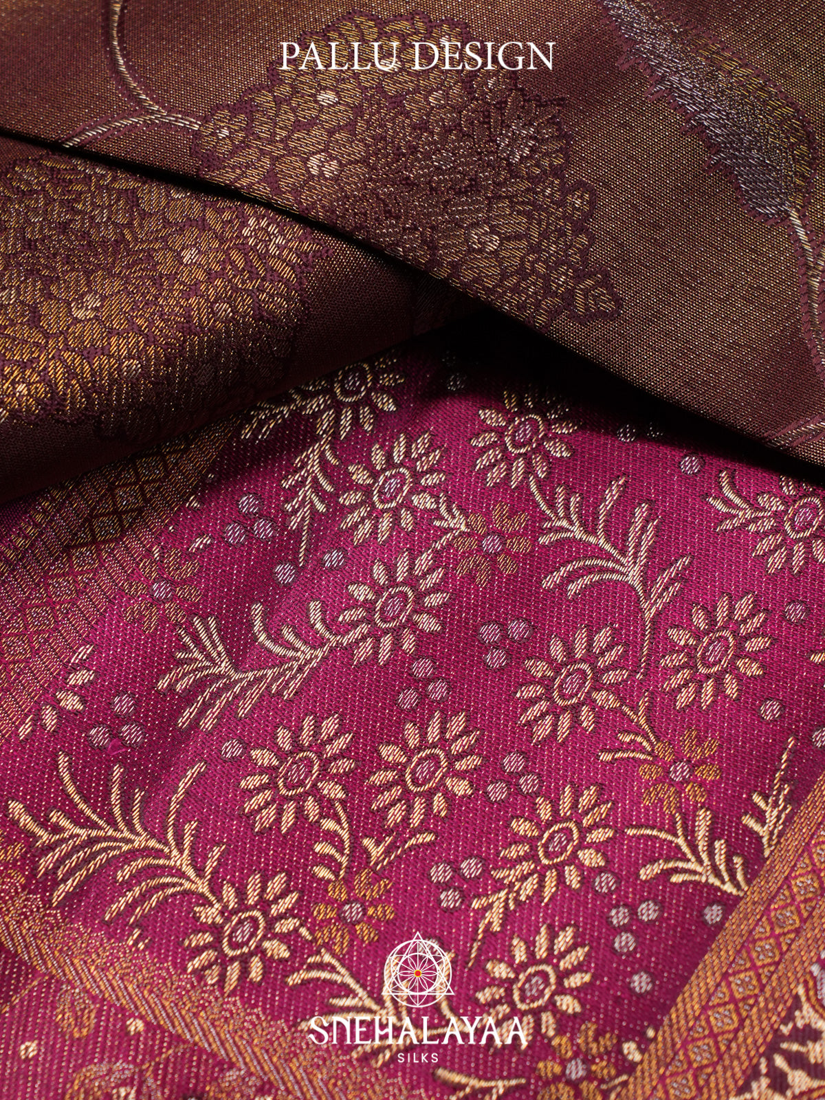 Brown Kanjivaram Silk Saree