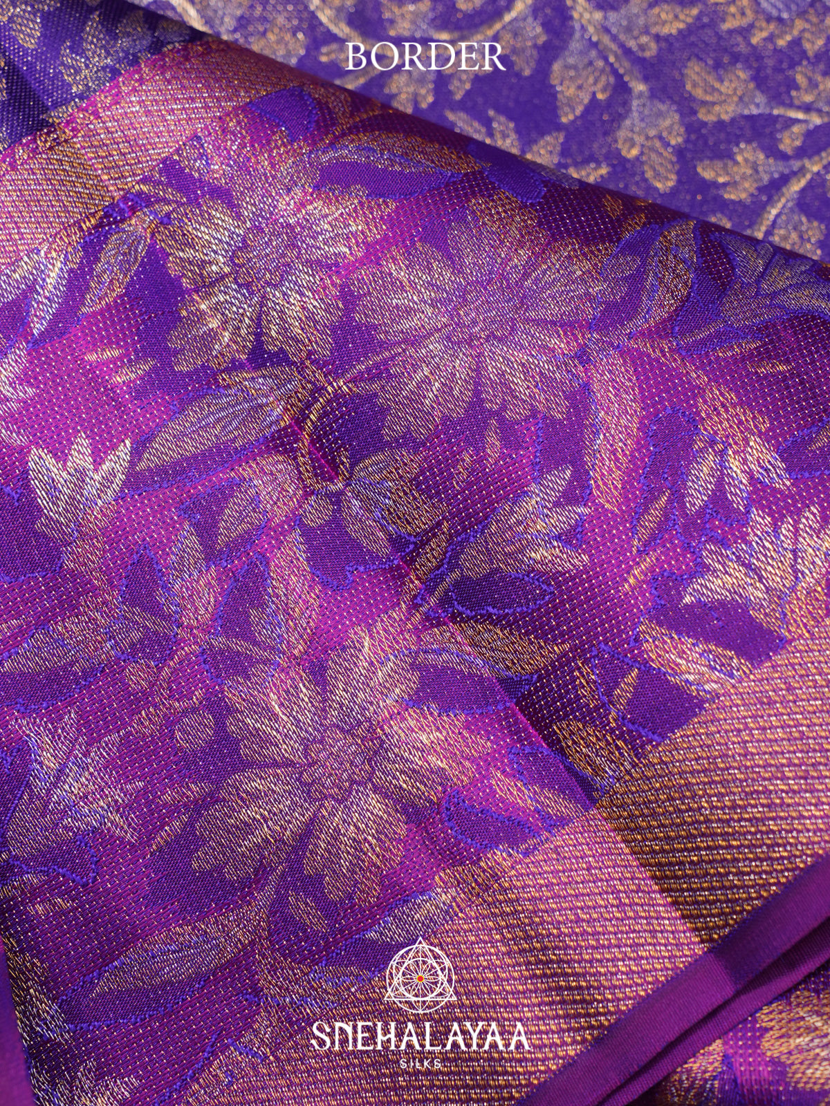 Purple Kanjivaram Silk Saree