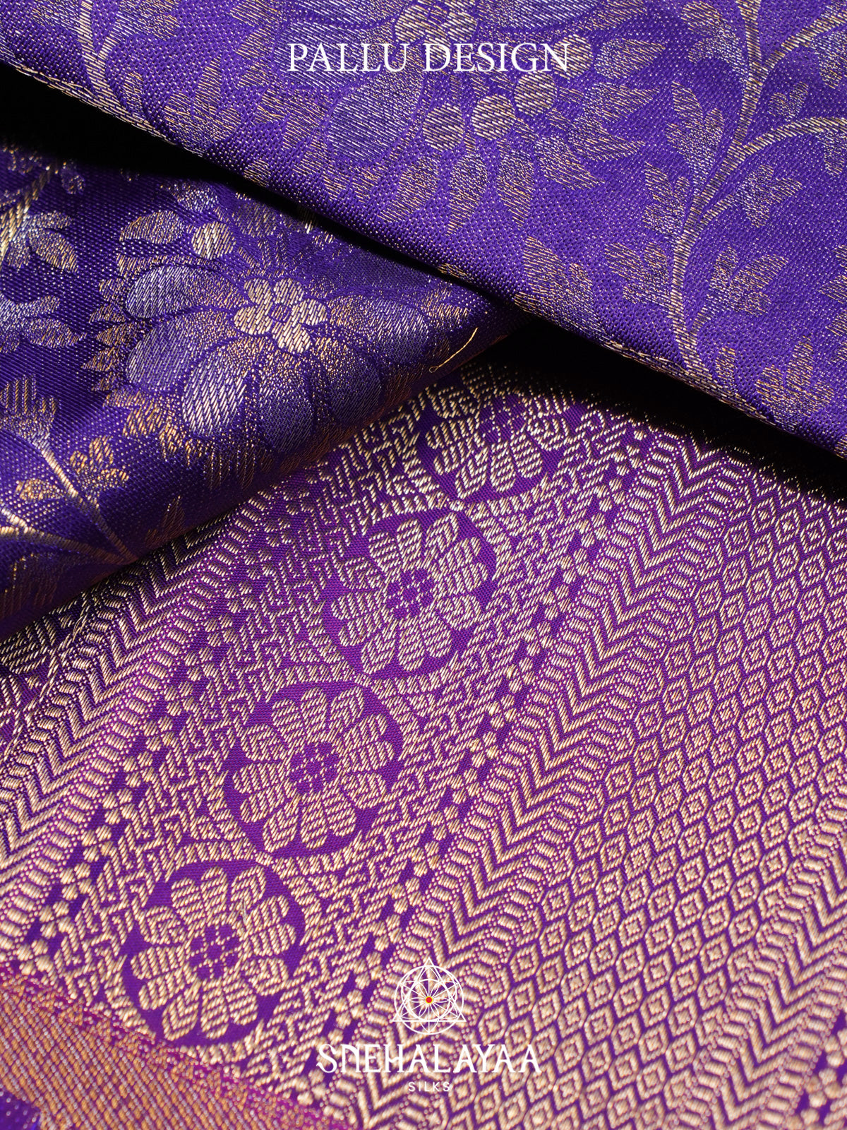Purple Kanjivaram Silk Saree