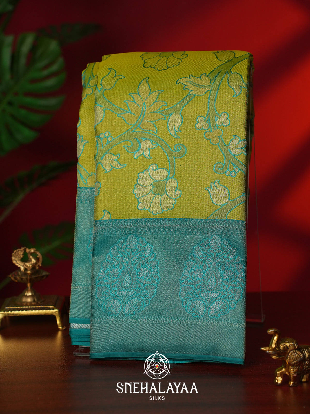 Green Kanjivaram Silk Saree