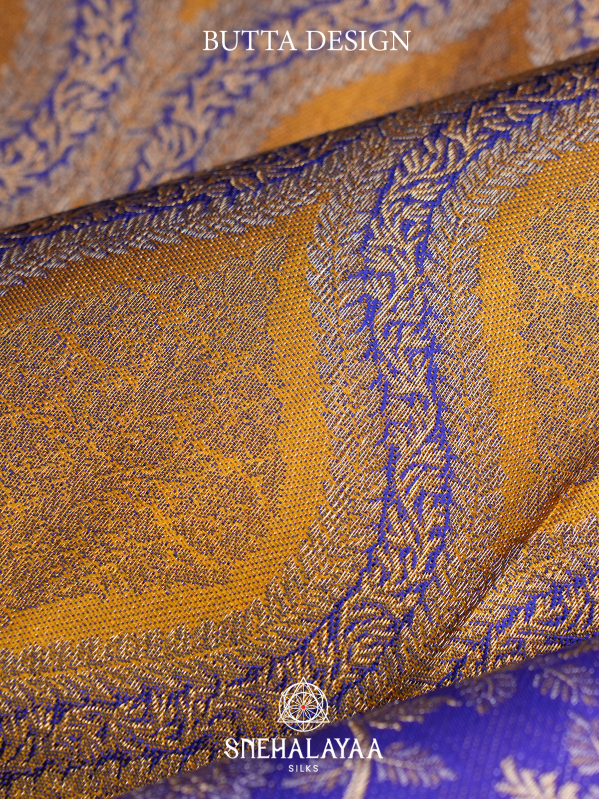 Mustard Yellow Kanjivaram Silk Saree