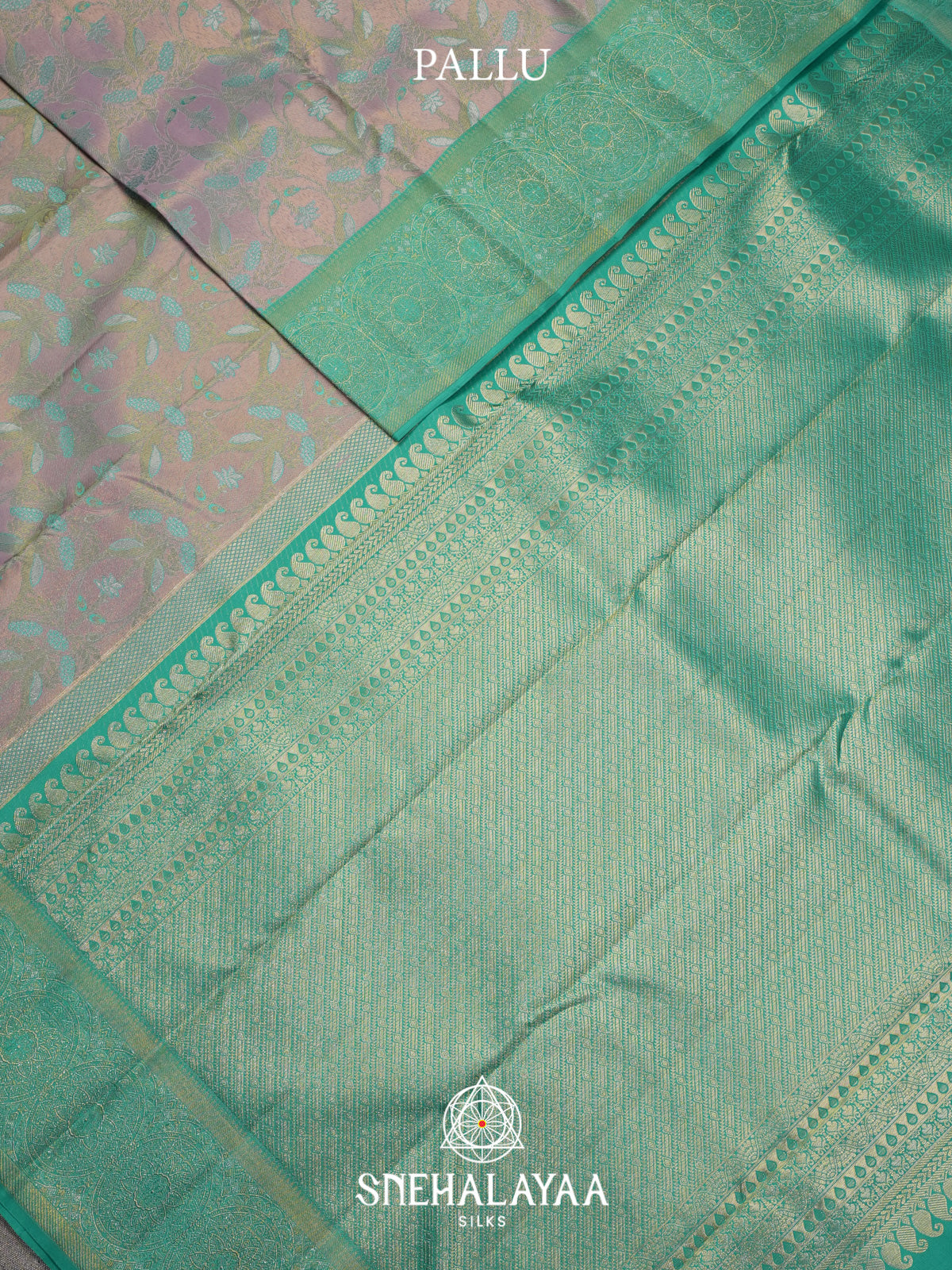 Grey Kanjivaram Silk Saree