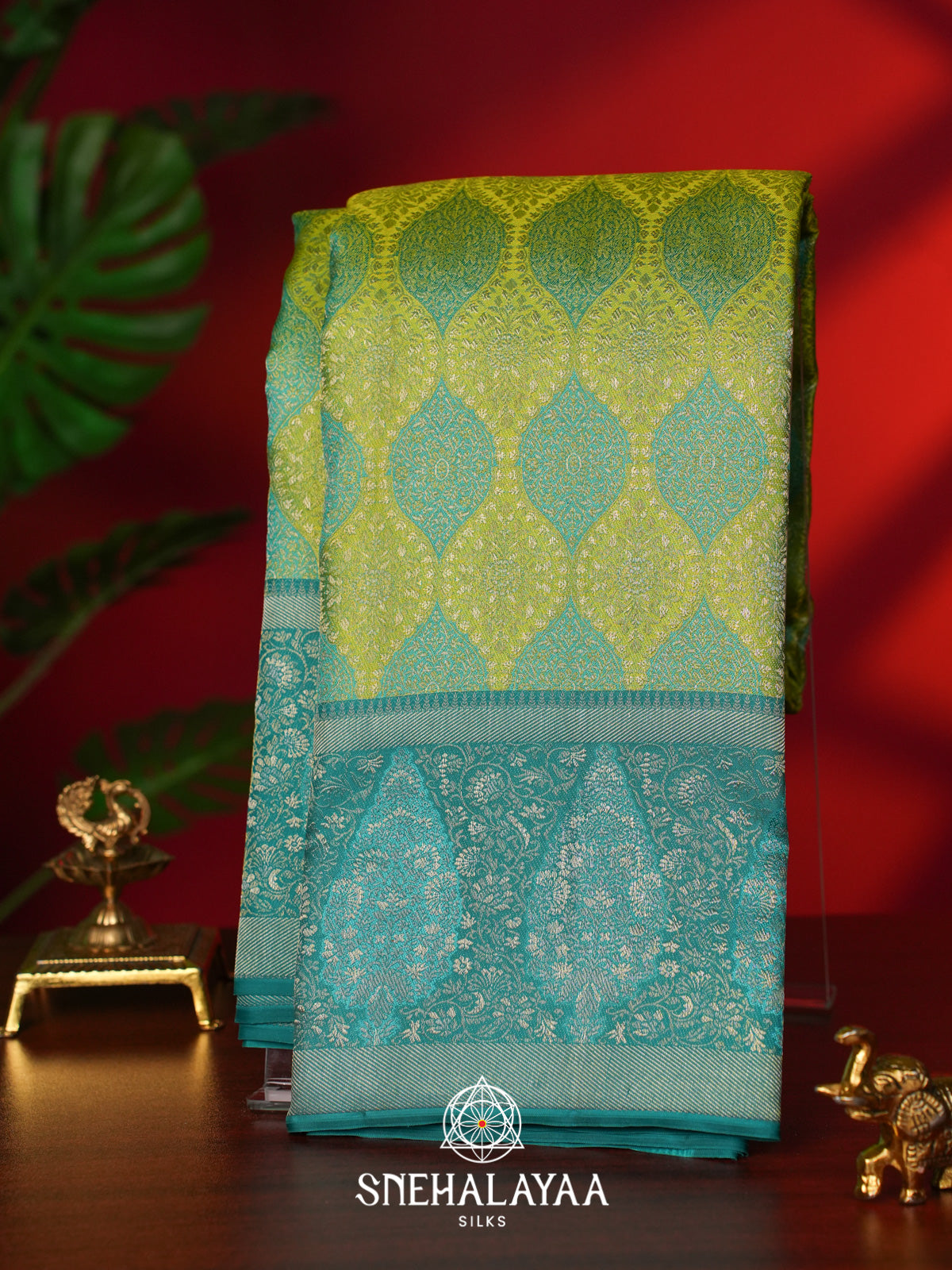 Green Kanjivaram Silk Saree