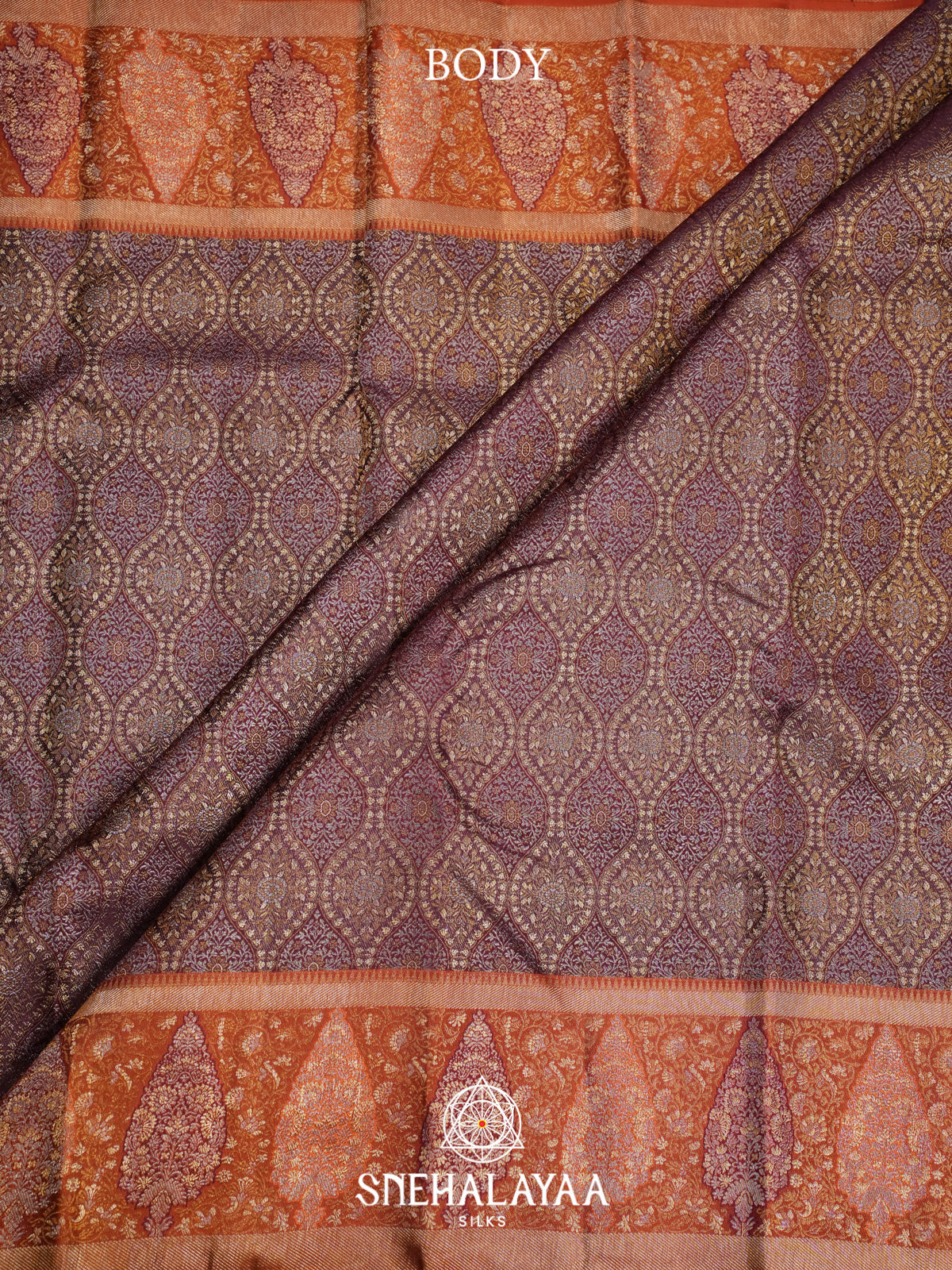 Purple Kanjivaram Silk Saree