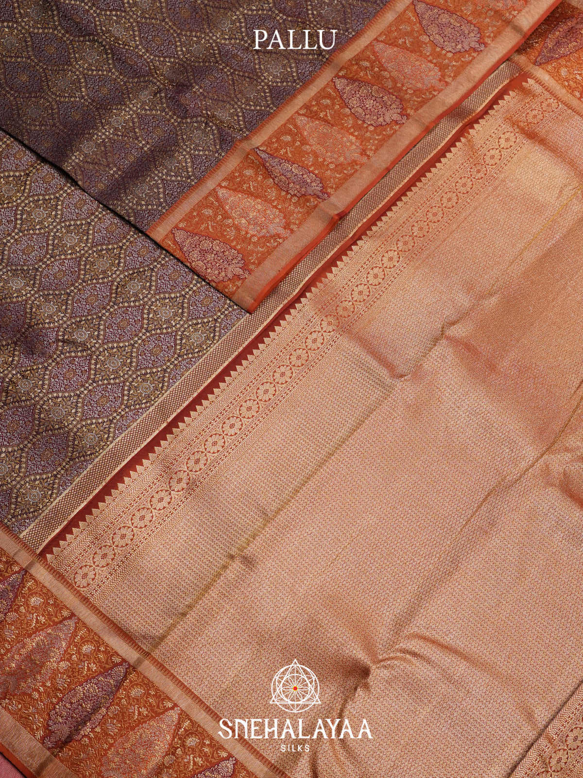 Purple Kanjivaram Silk Saree