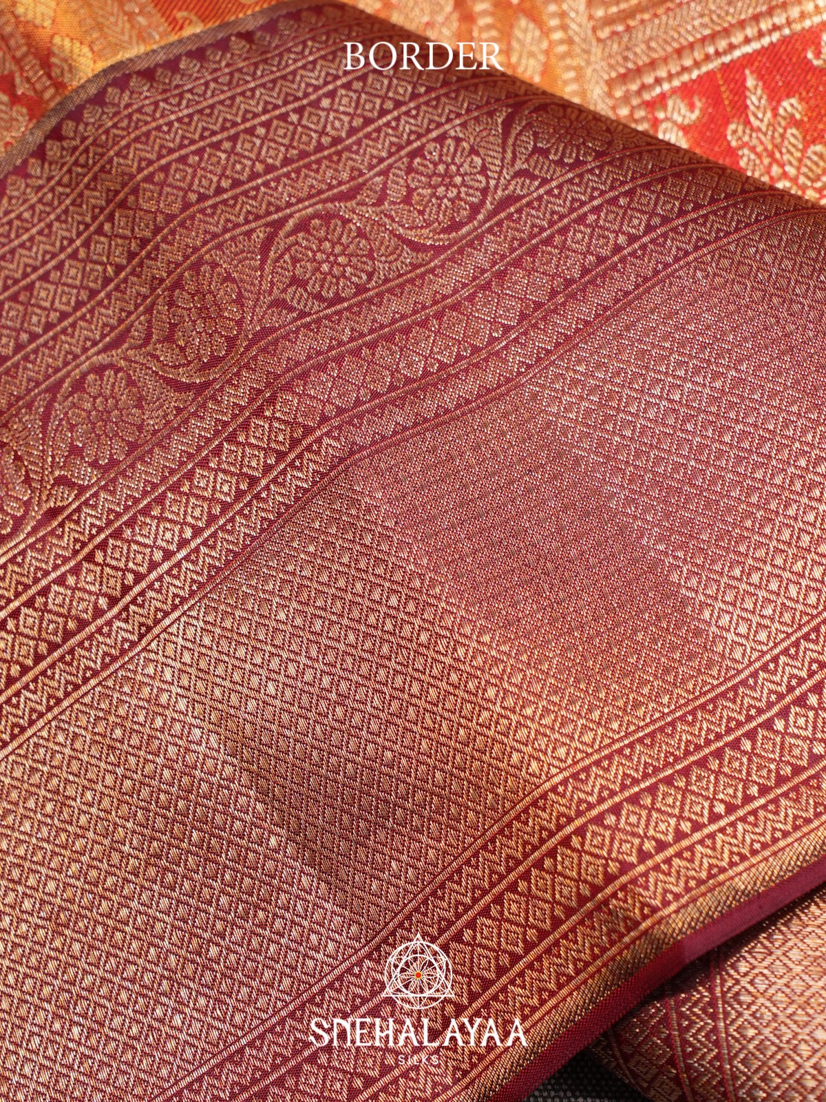 Gold Kanjivaram Silk Saree
