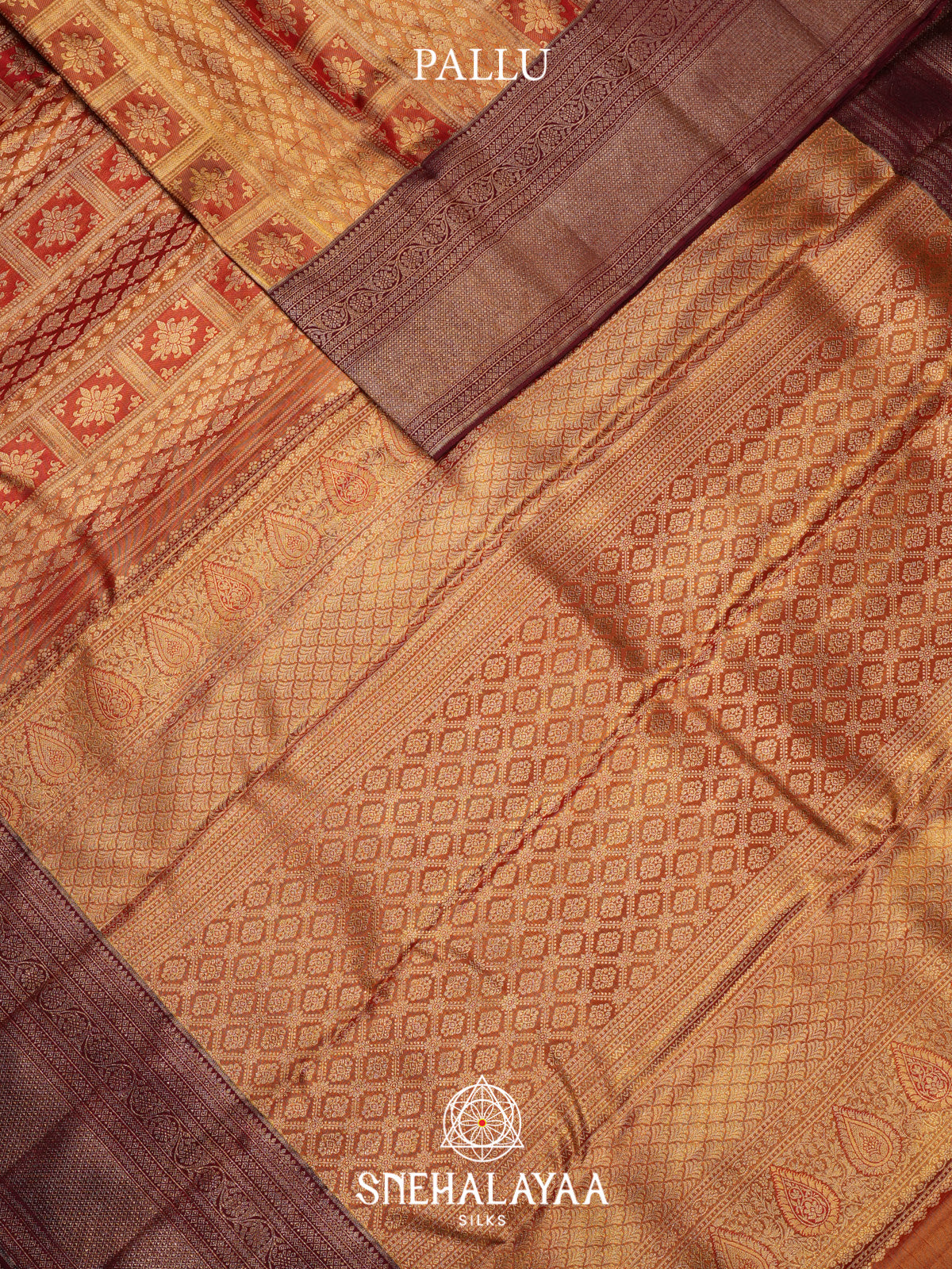 Gold Kanjivaram Silk Saree