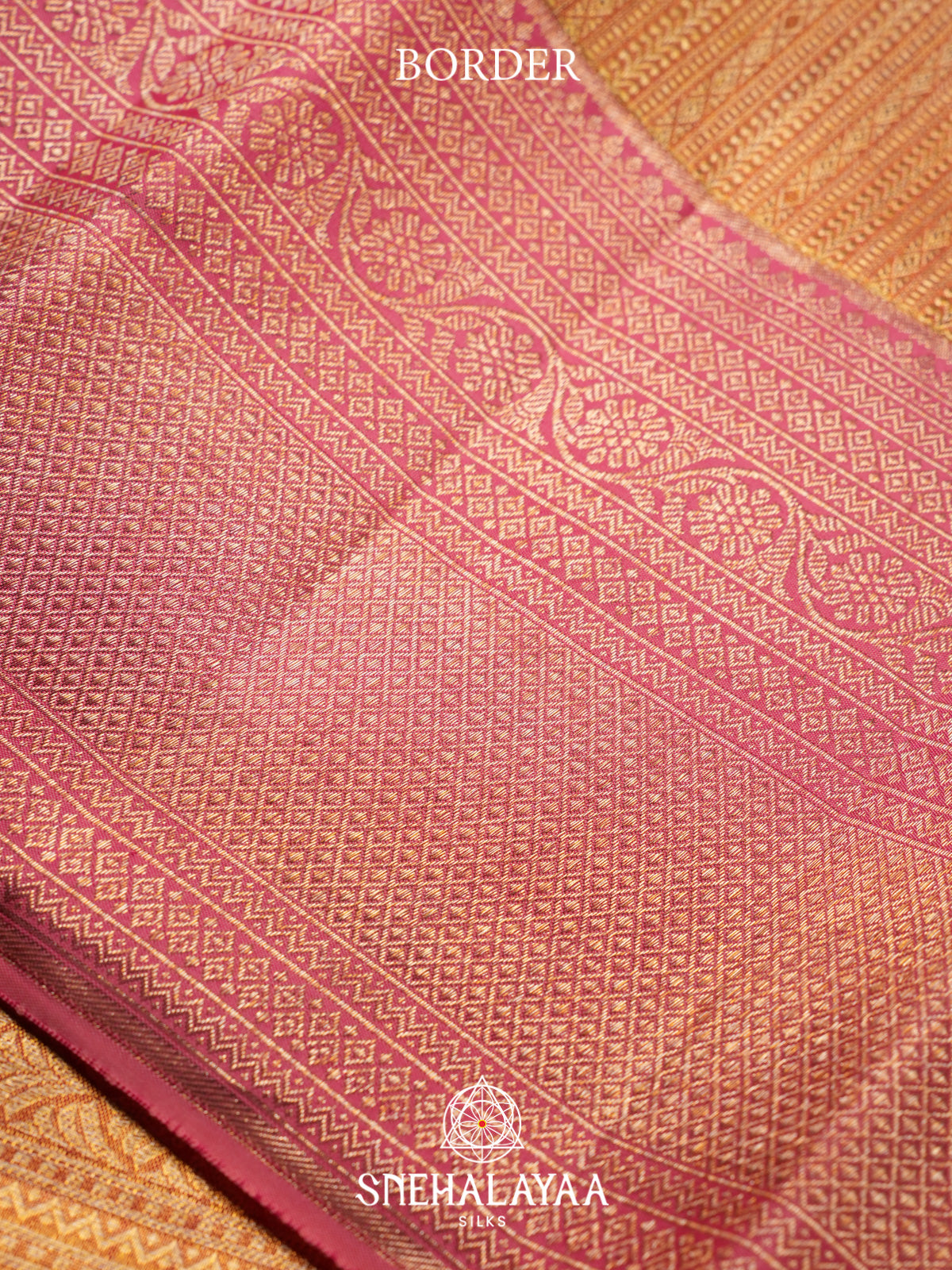 Gold Kanjivaram Silk Saree
