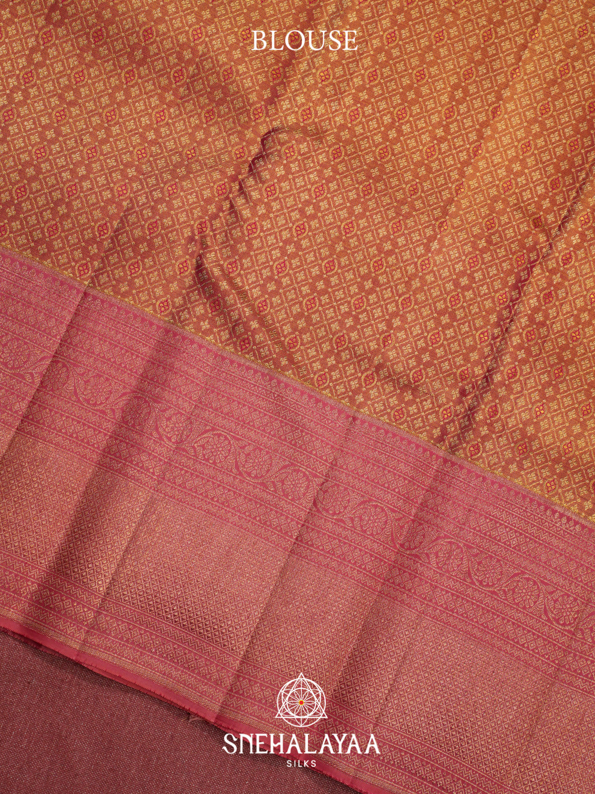 Gold Kanjivaram Silk Saree