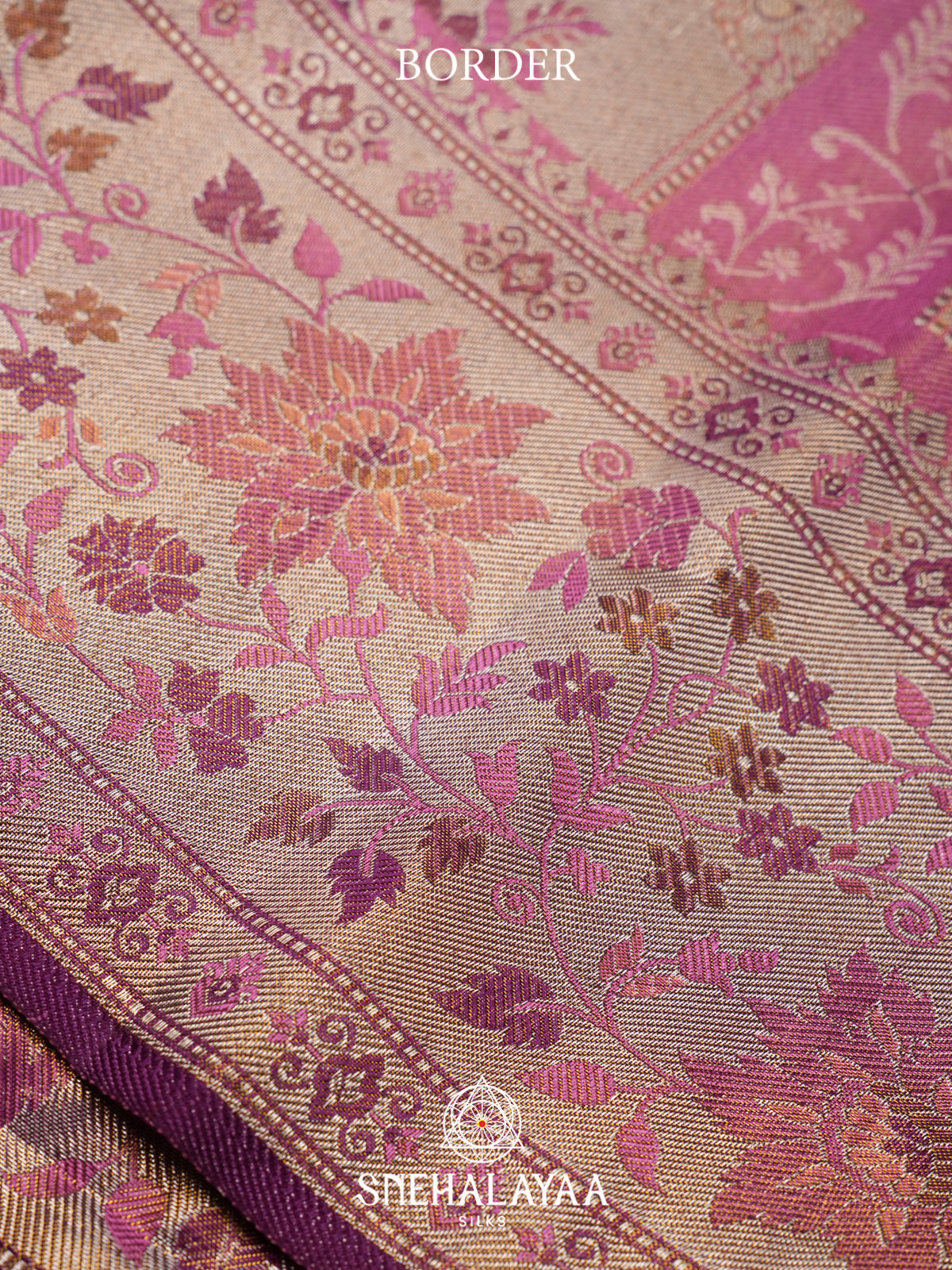 Pink Kanjivaram Silk Saree