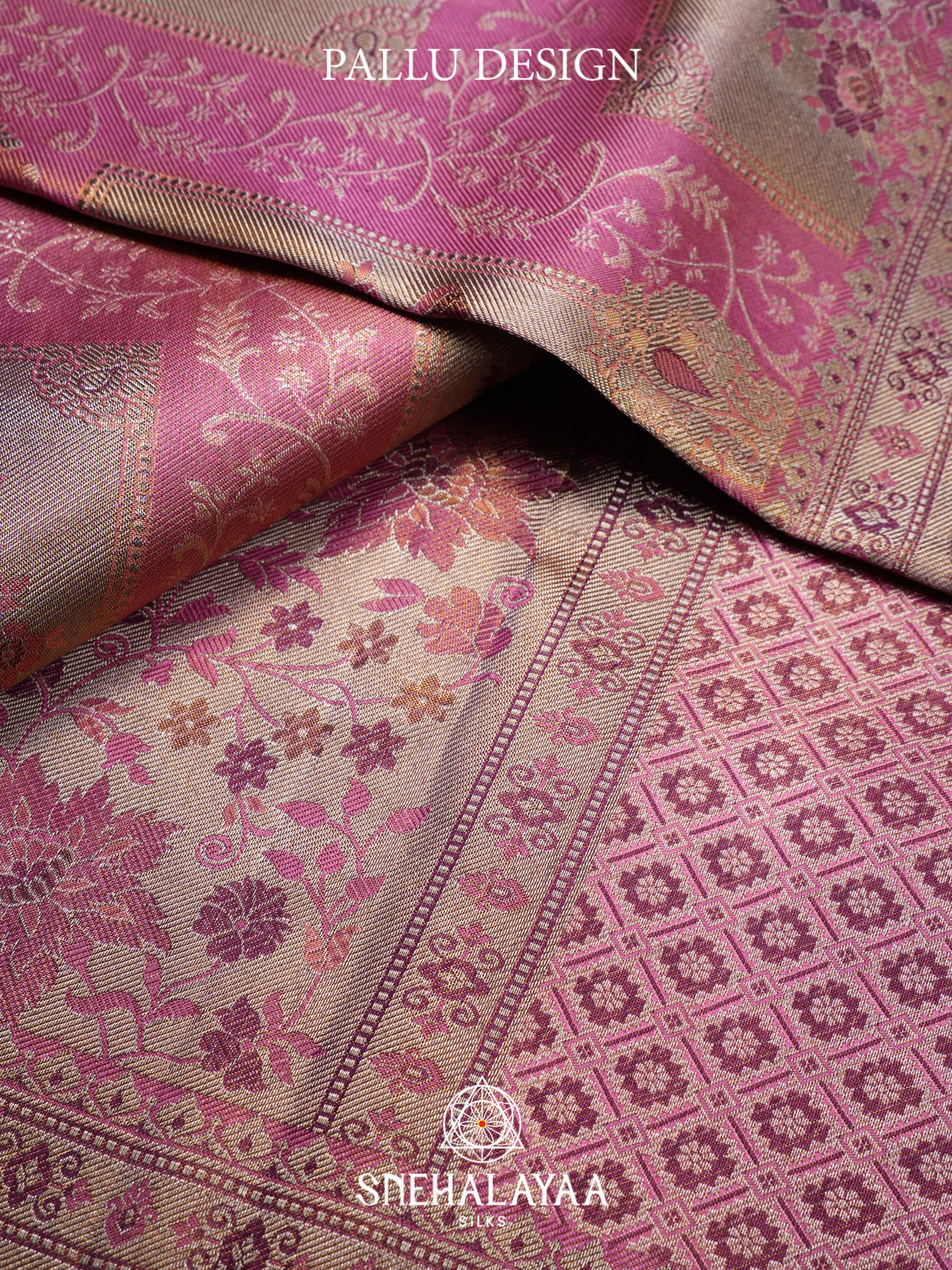 Pink Kanjivaram Silk Saree
