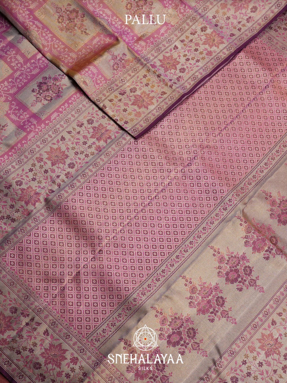Pink Kanjivaram Silk Saree