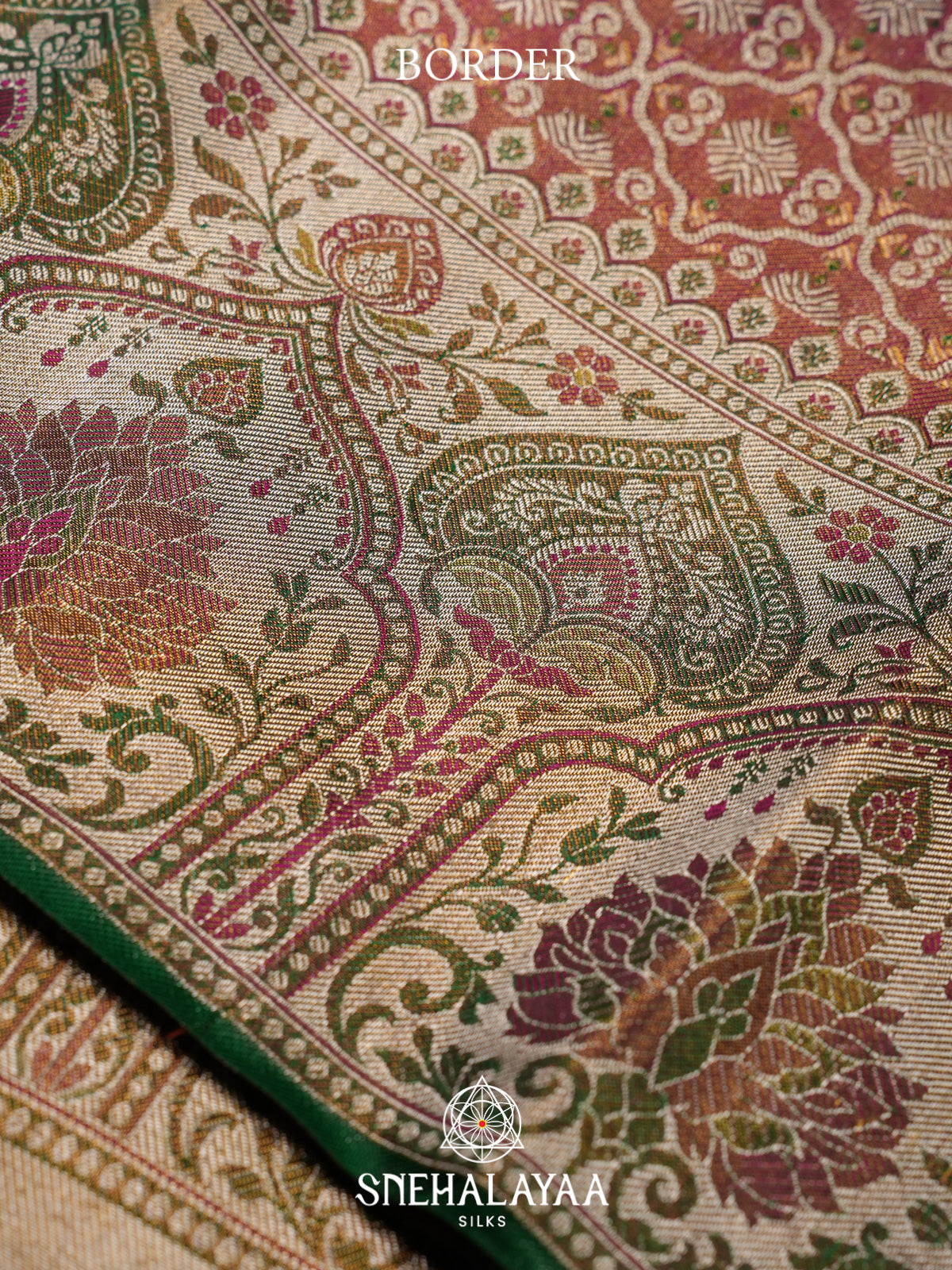 Rose Pink Kanjivaram Silk Saree
