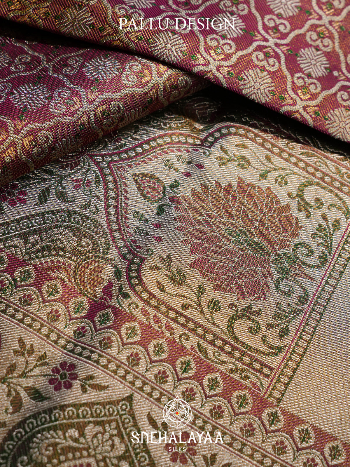 Rose Pink Kanjivaram Silk Saree