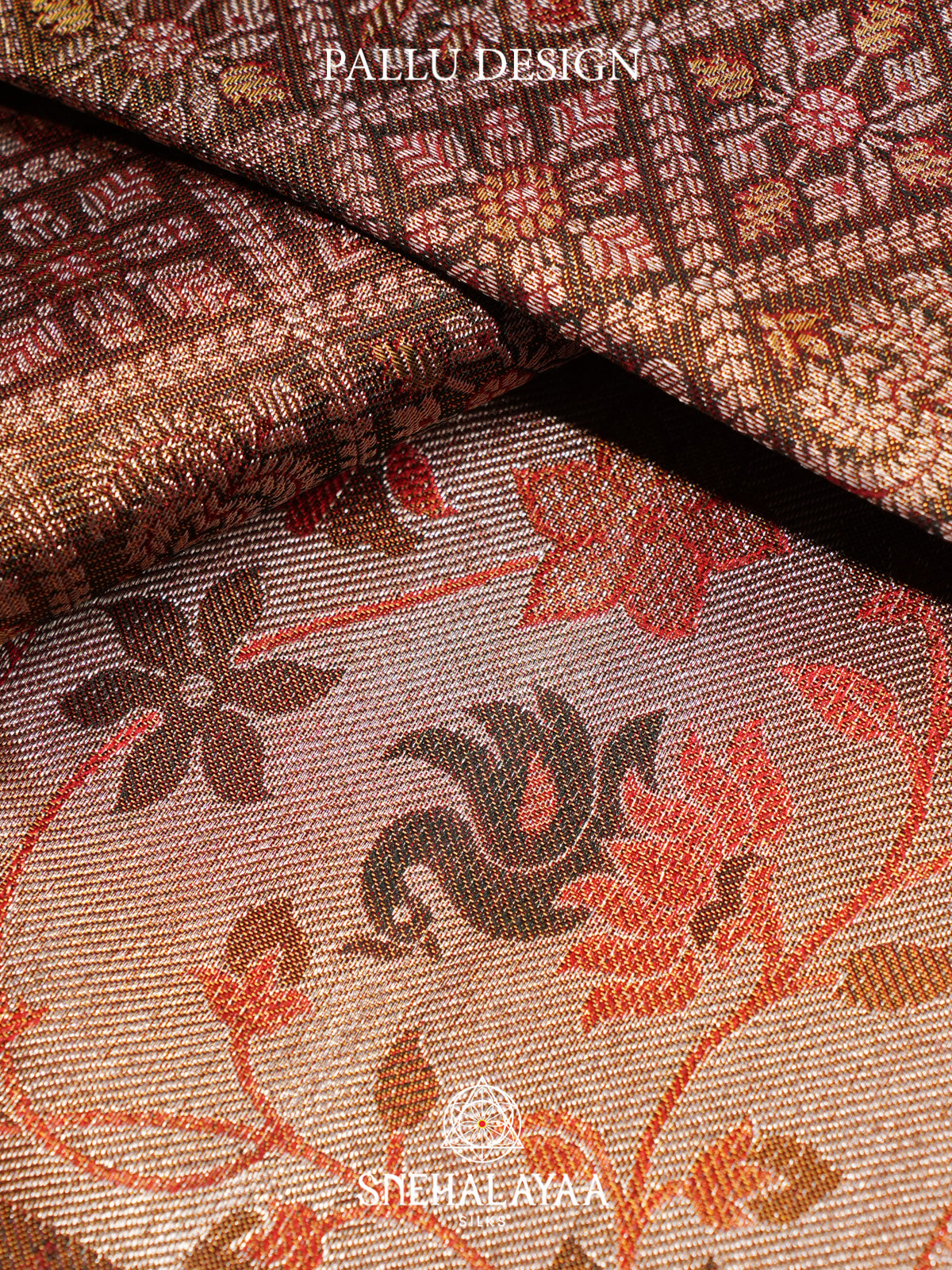 Beige Kanjivaram Silk Saree