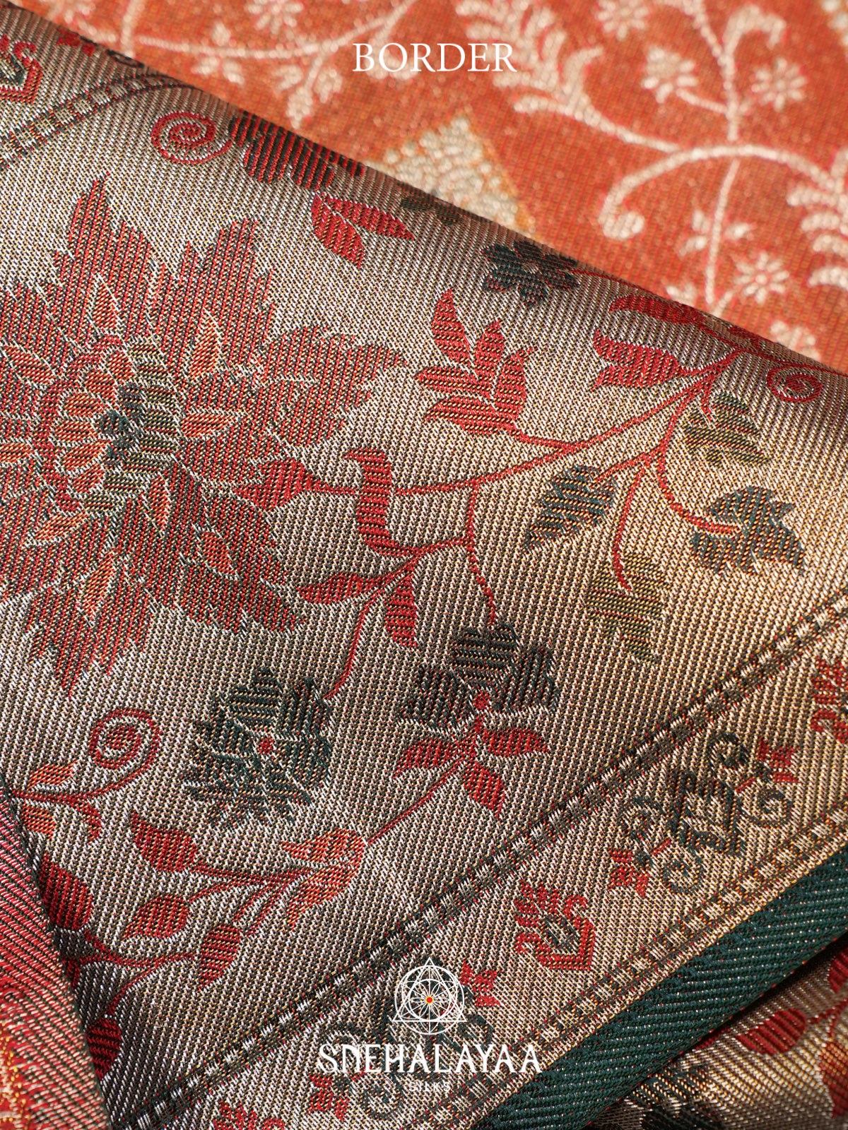 Beige Kanjivaram Silk Saree