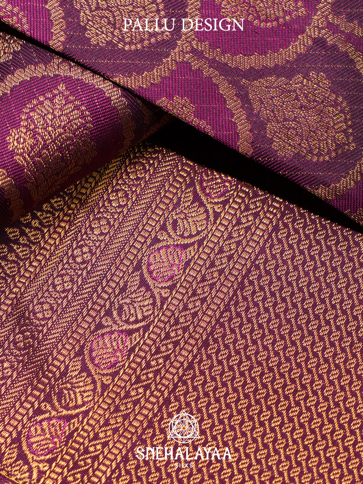 Magenta Kanjivaram Silk Saree