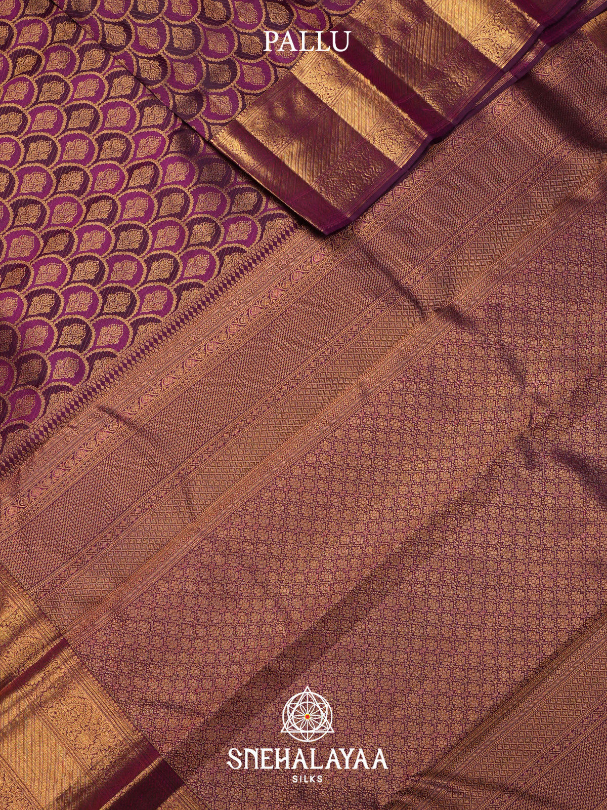 Magenta Kanjivaram Silk Saree