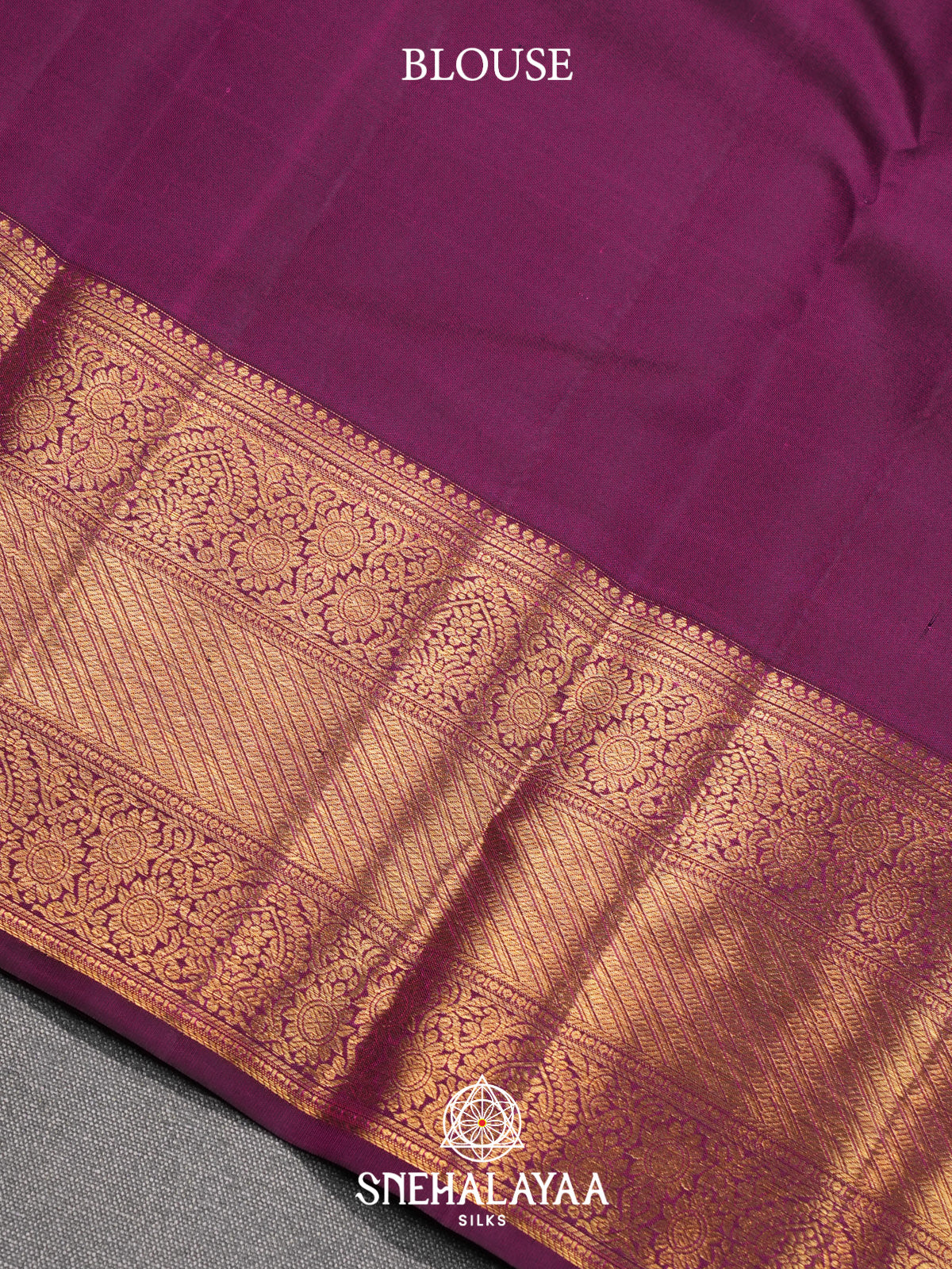 Magenta Kanjivaram Silk Saree