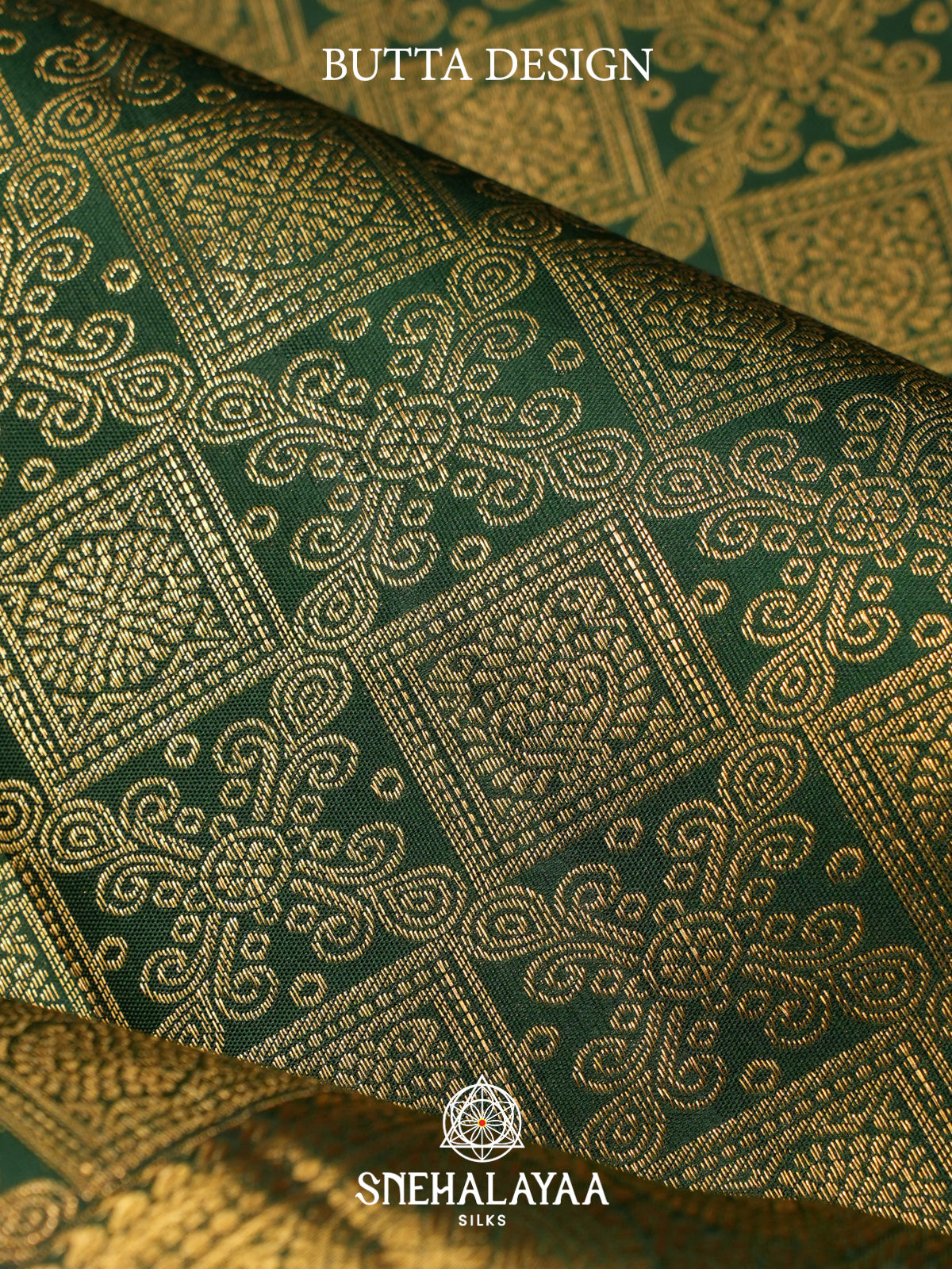 Emerald Green Kanjivaram Silk Saree