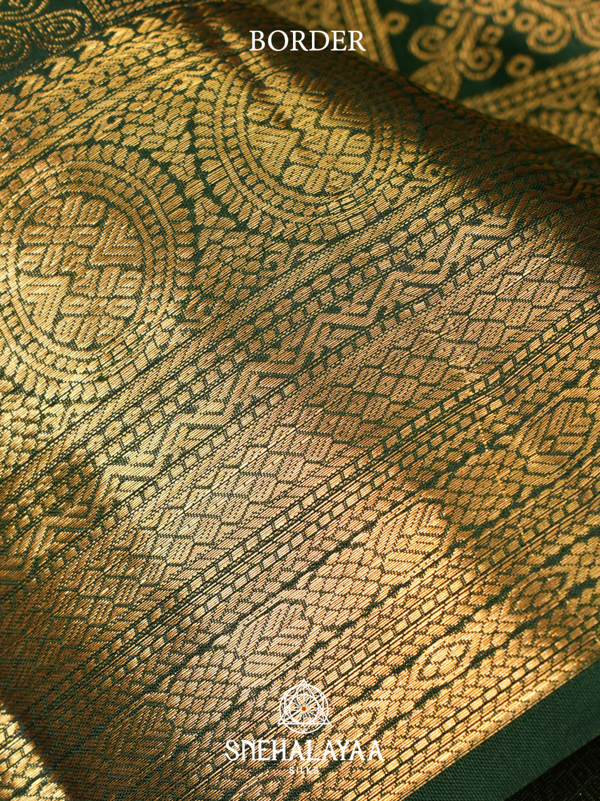 Emerald Green Kanjivaram Silk Saree