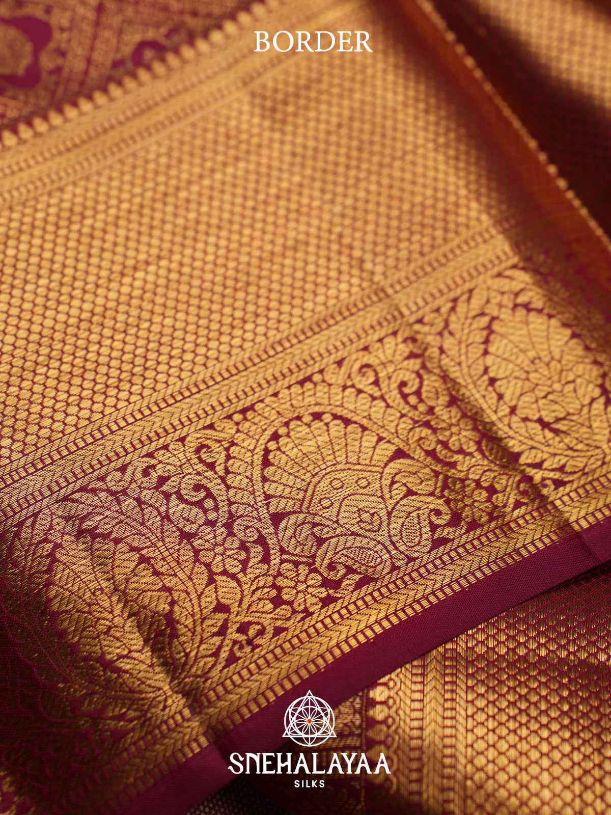 Maroon Kanjivaram Silk Saree