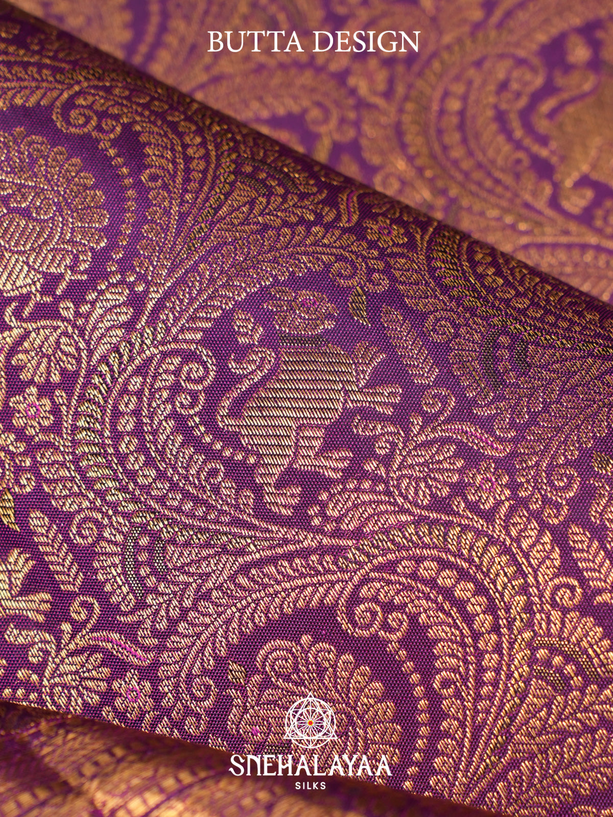 Magenta Purple Kanjivaram Silk Saree
