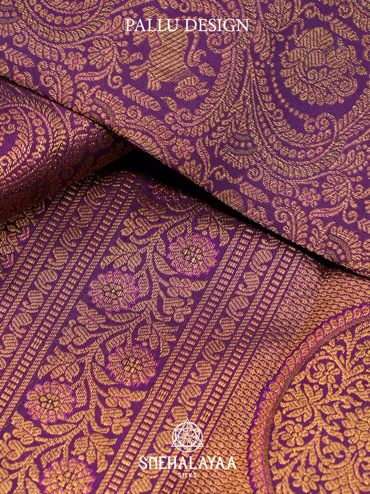 Magenta Purple Kanjivaram Silk Saree