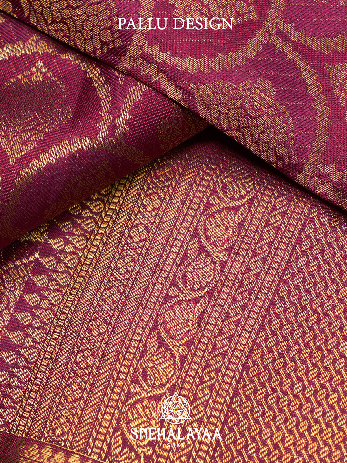 Maroon Kanjivaram Silk Saree