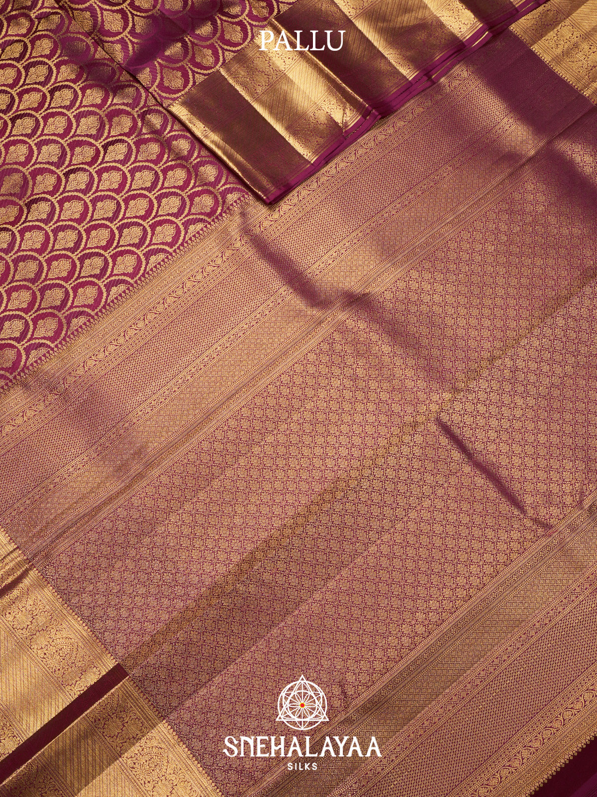 Maroon Kanjivaram Silk Saree