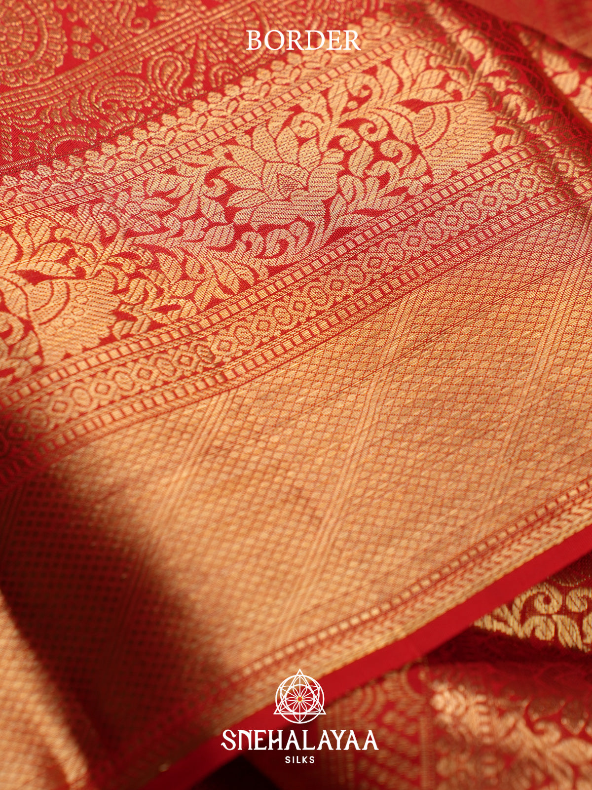 Orange Kanjivaram Silk Saree