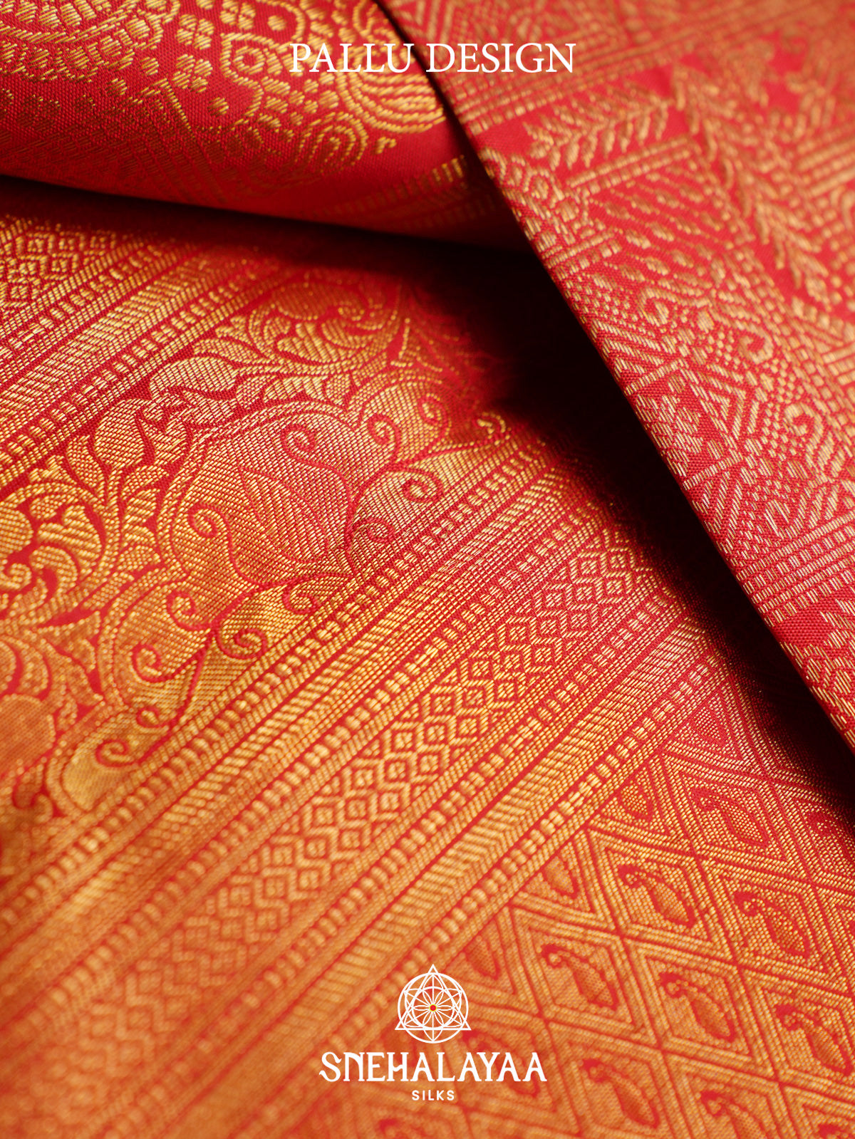 Orange Kanjivaram Silk Saree