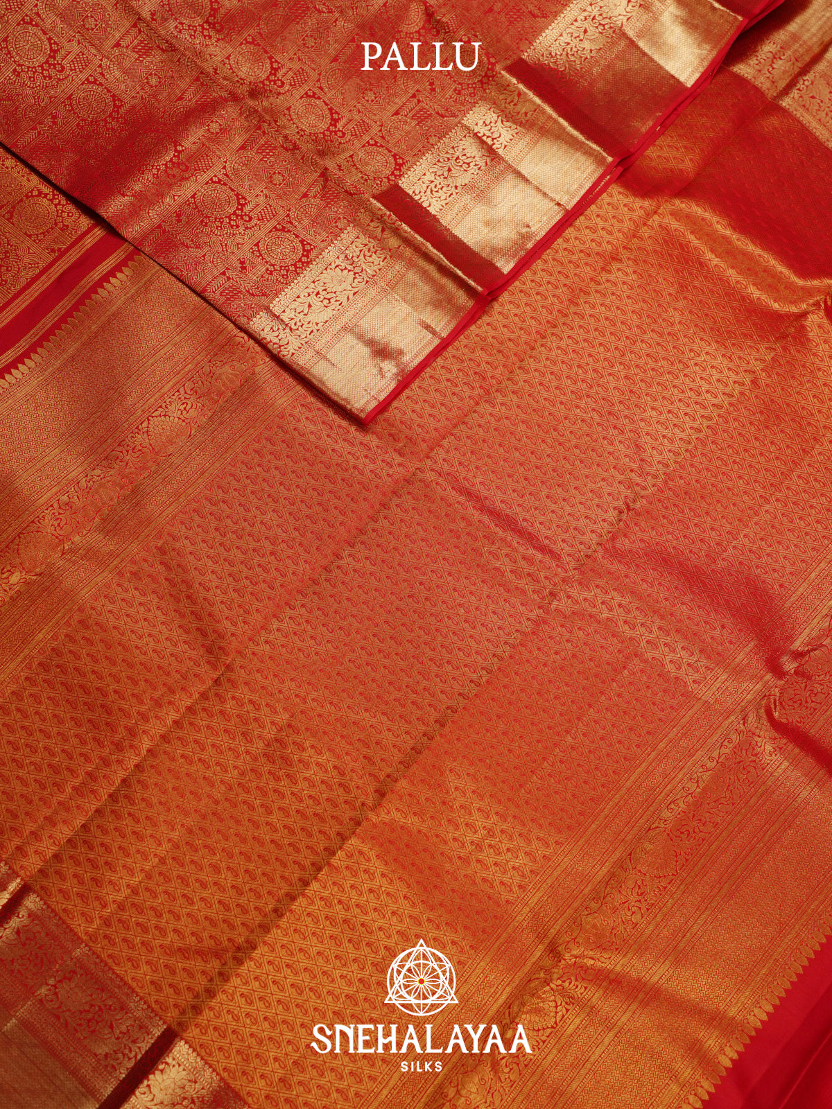 Orange Kanjivaram Silk Saree