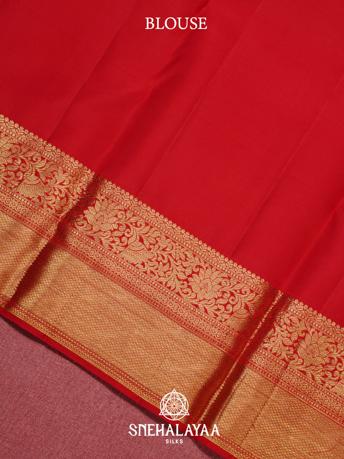 Orange Kanjivaram Silk Saree