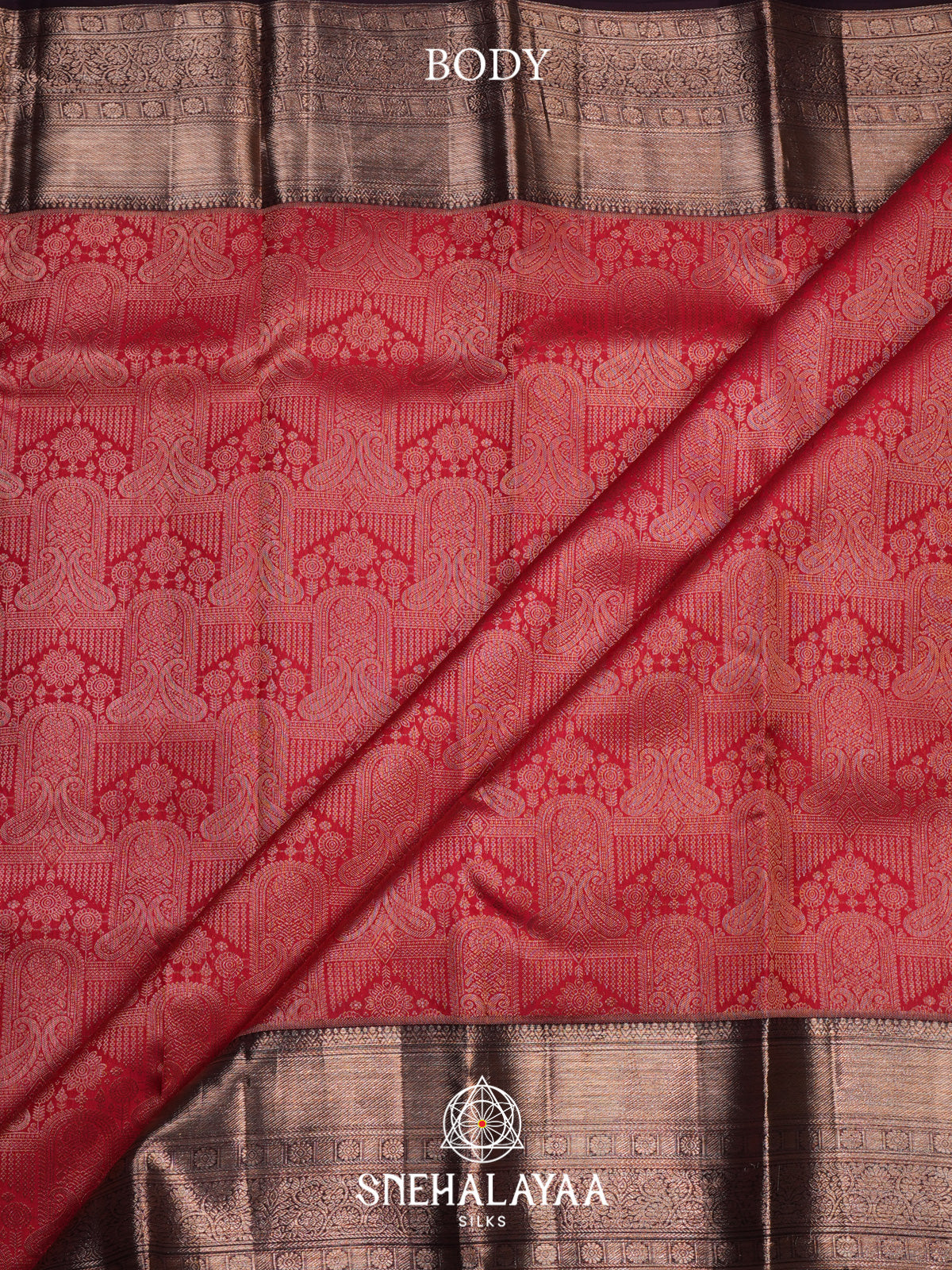 Red Kanjivaram Silk Saree