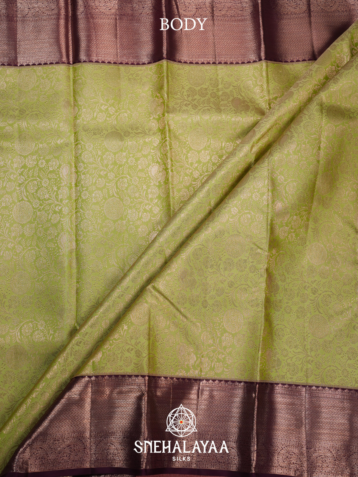 Pista Green Kanjivaram Silk Saree