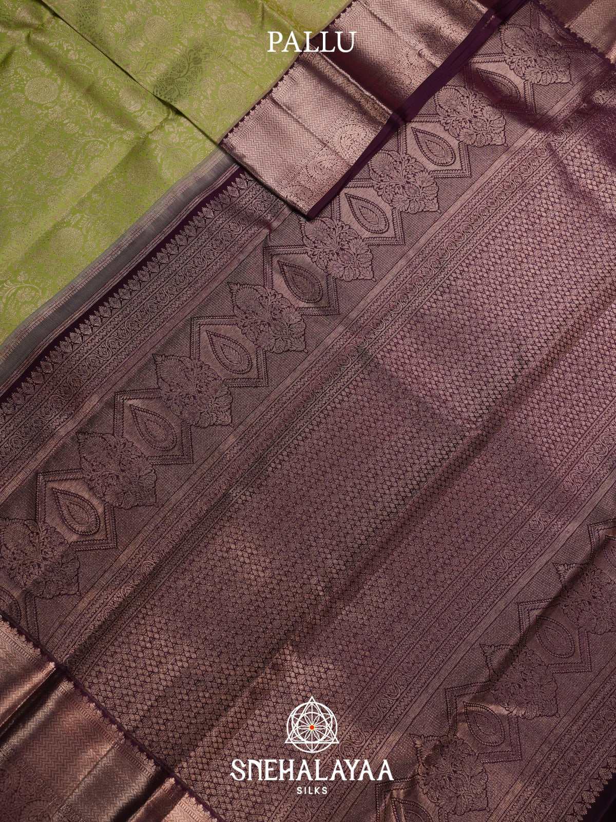 Pista Green Kanjivaram Silk Saree