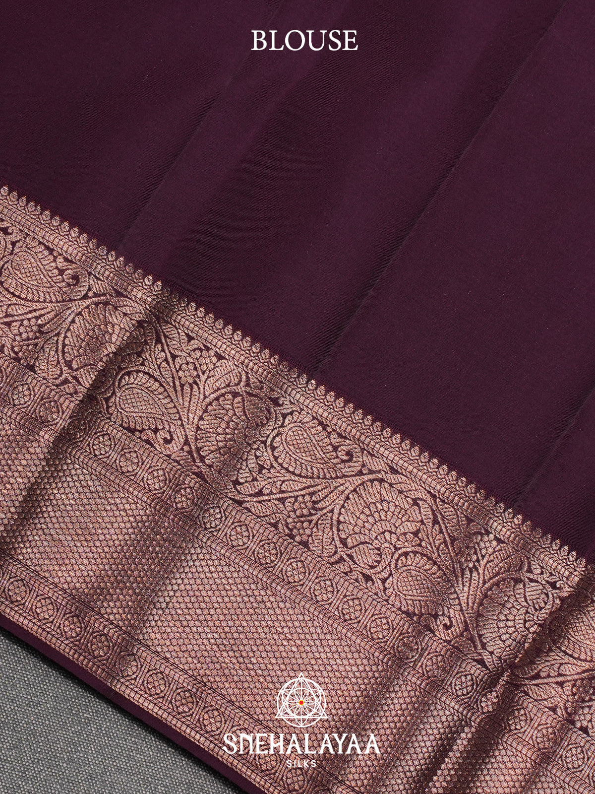 Ruby Red Kanjivaram Silk Saree