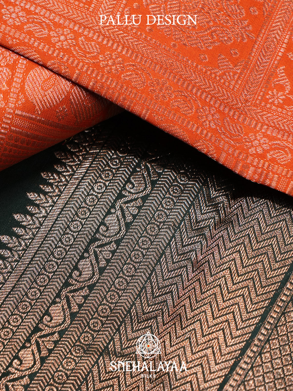 Orange Kanjivaram Silk Saree
