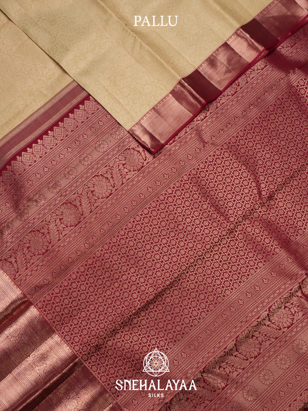 Pale Yellow Kanjivaram Silk Saree