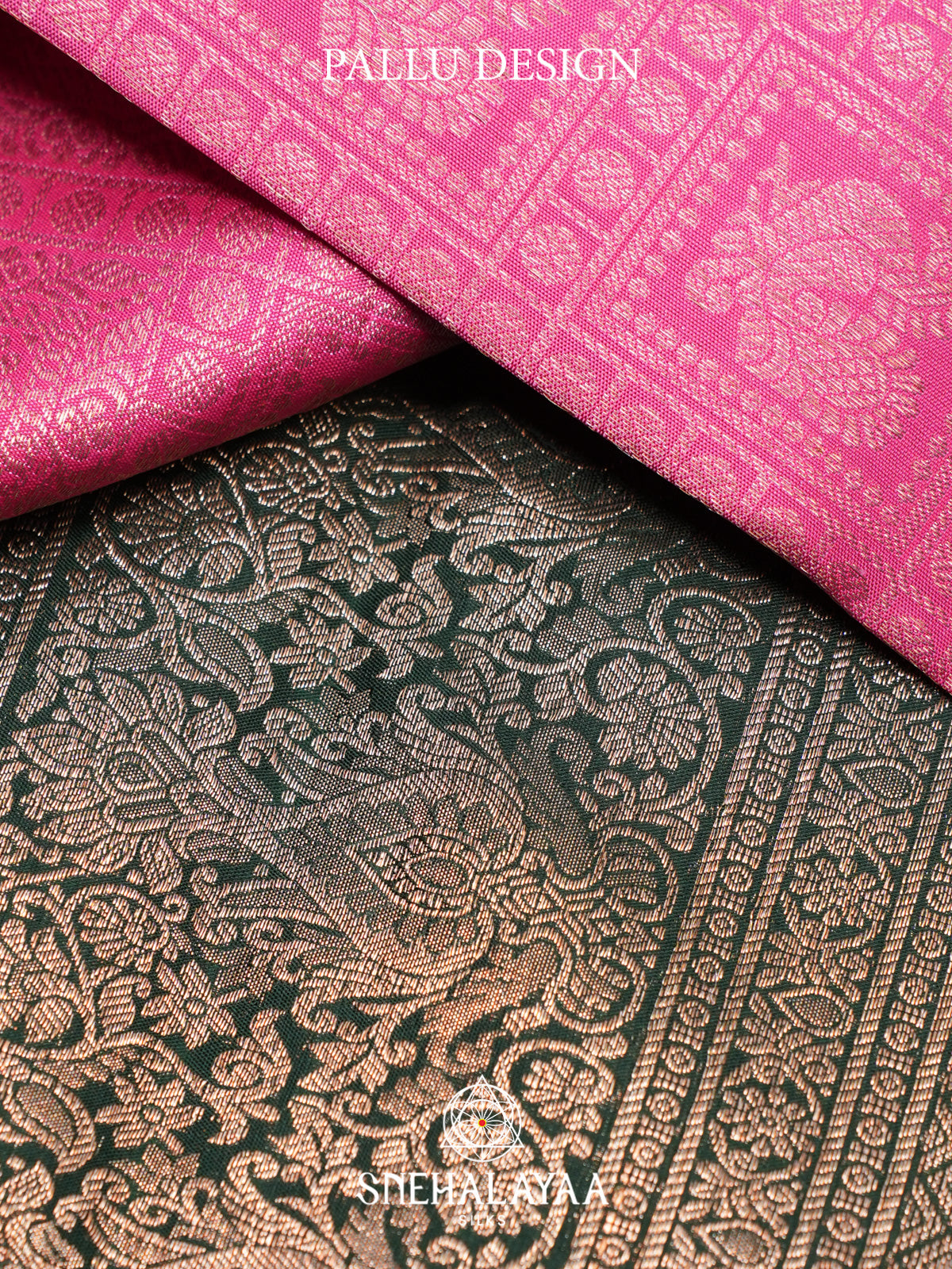 Pink Kanjivaram Silk Saree