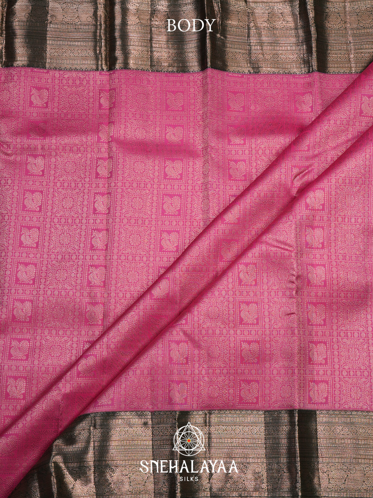 Pink Kanjivaram Silk Saree