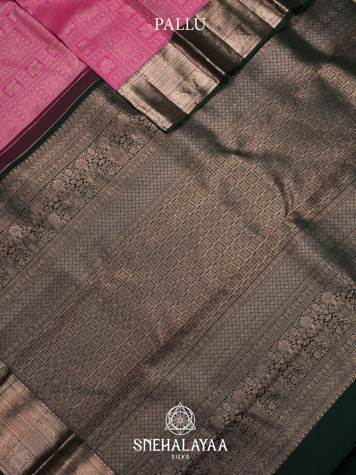 Pink Kanjivaram Silk Saree