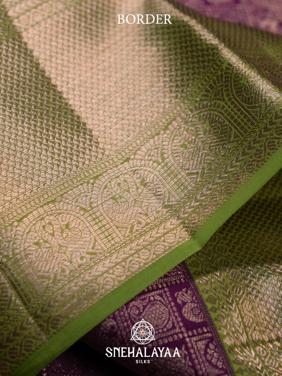 Magenta Purple Kanjivaram Silk Saree