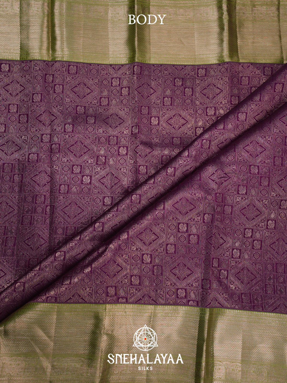 Magenta Purple Kanjivaram Silk Saree