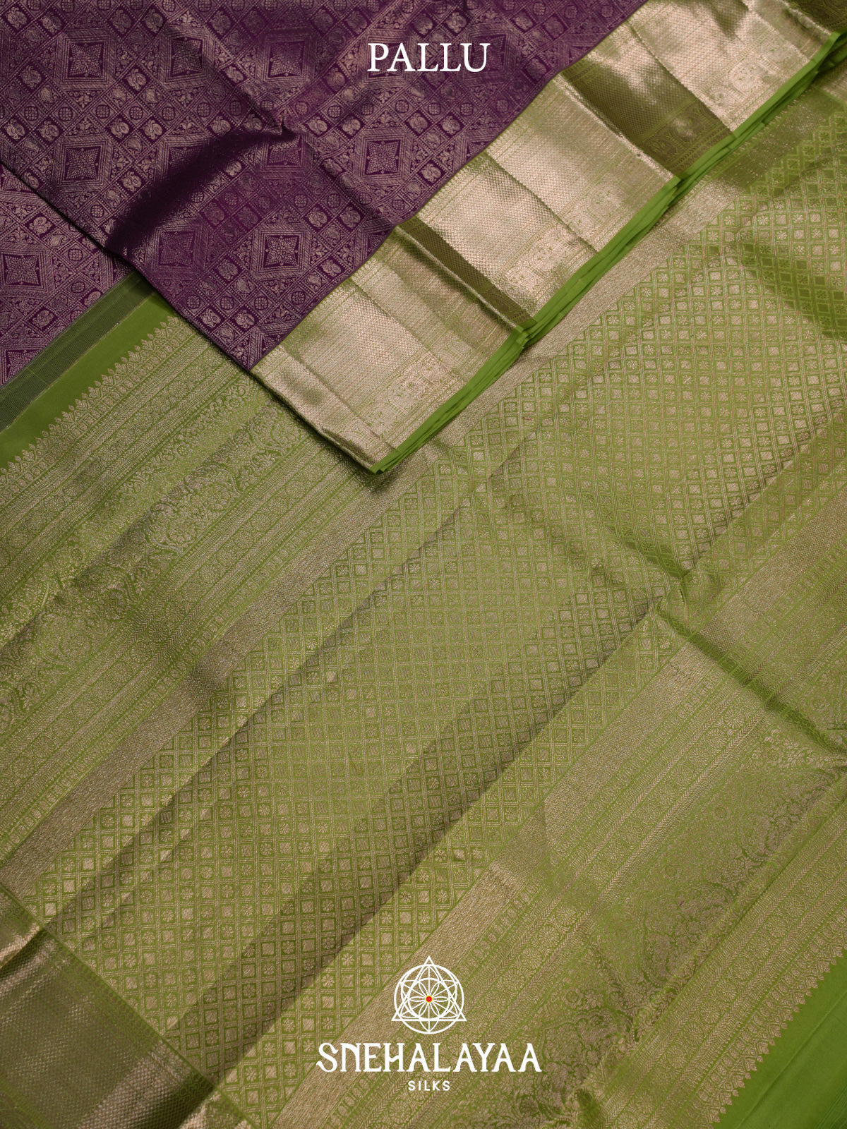 Magenta Purple Kanjivaram Silk Saree