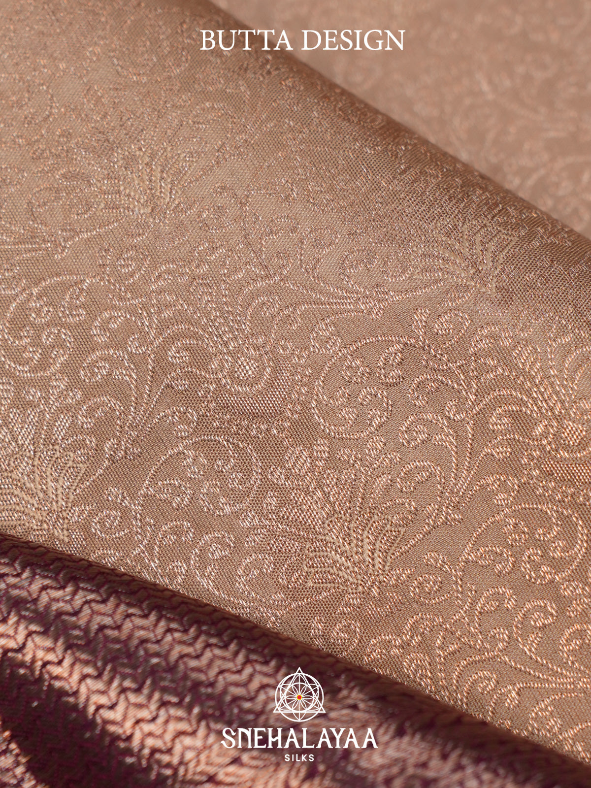 Beige Gold Kanjivaram Silk Saree