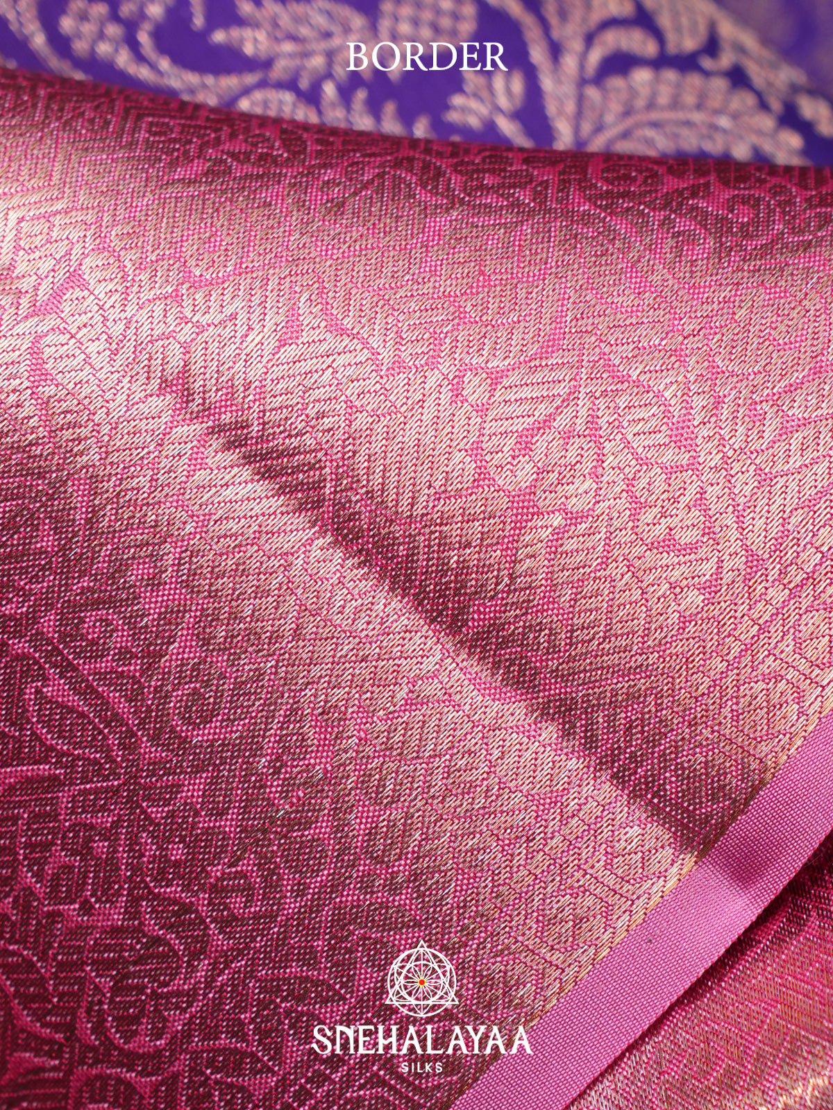 Purple Kanjivaram Silk Saree