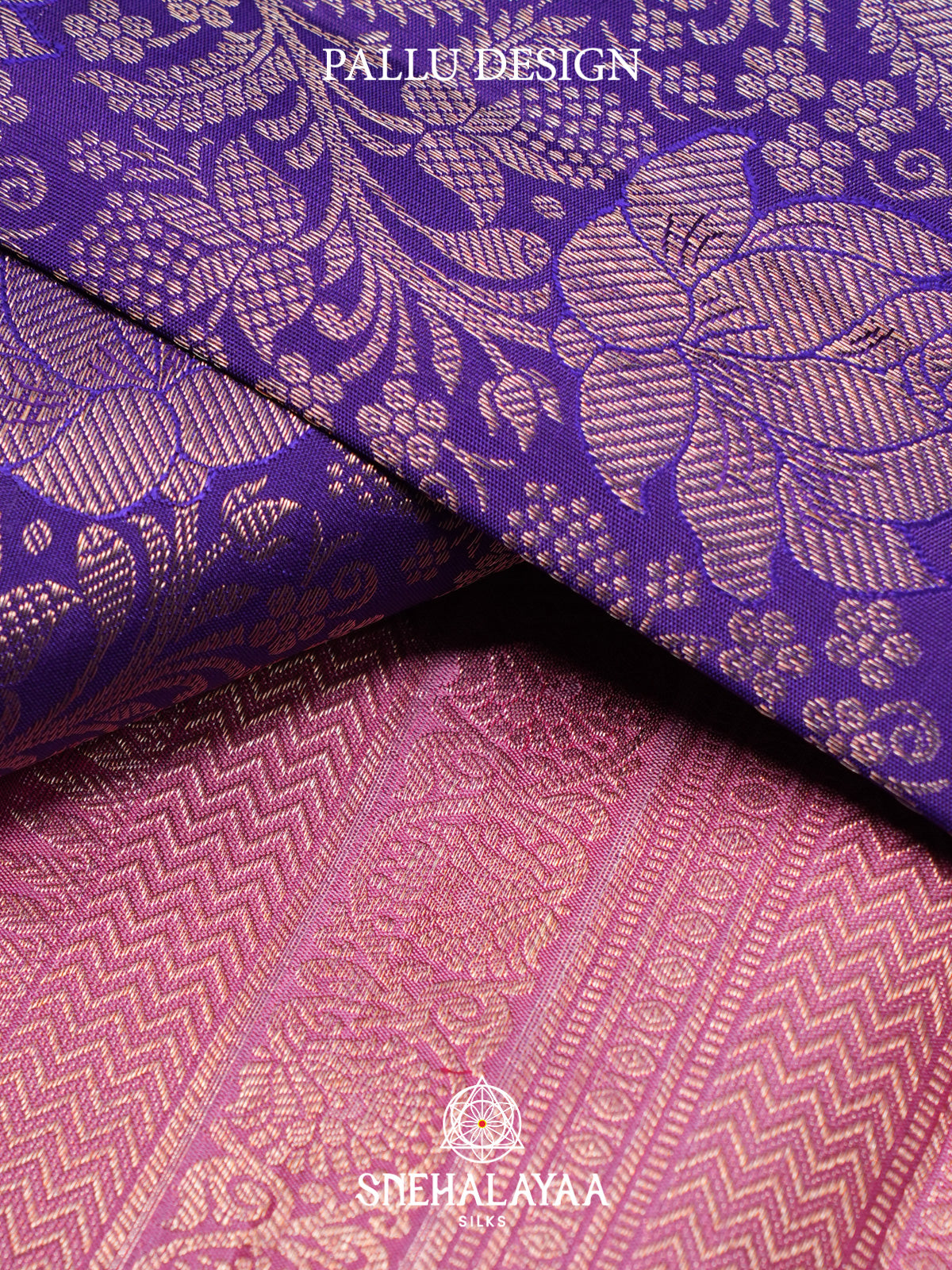 Purple Kanjivaram Silk Saree