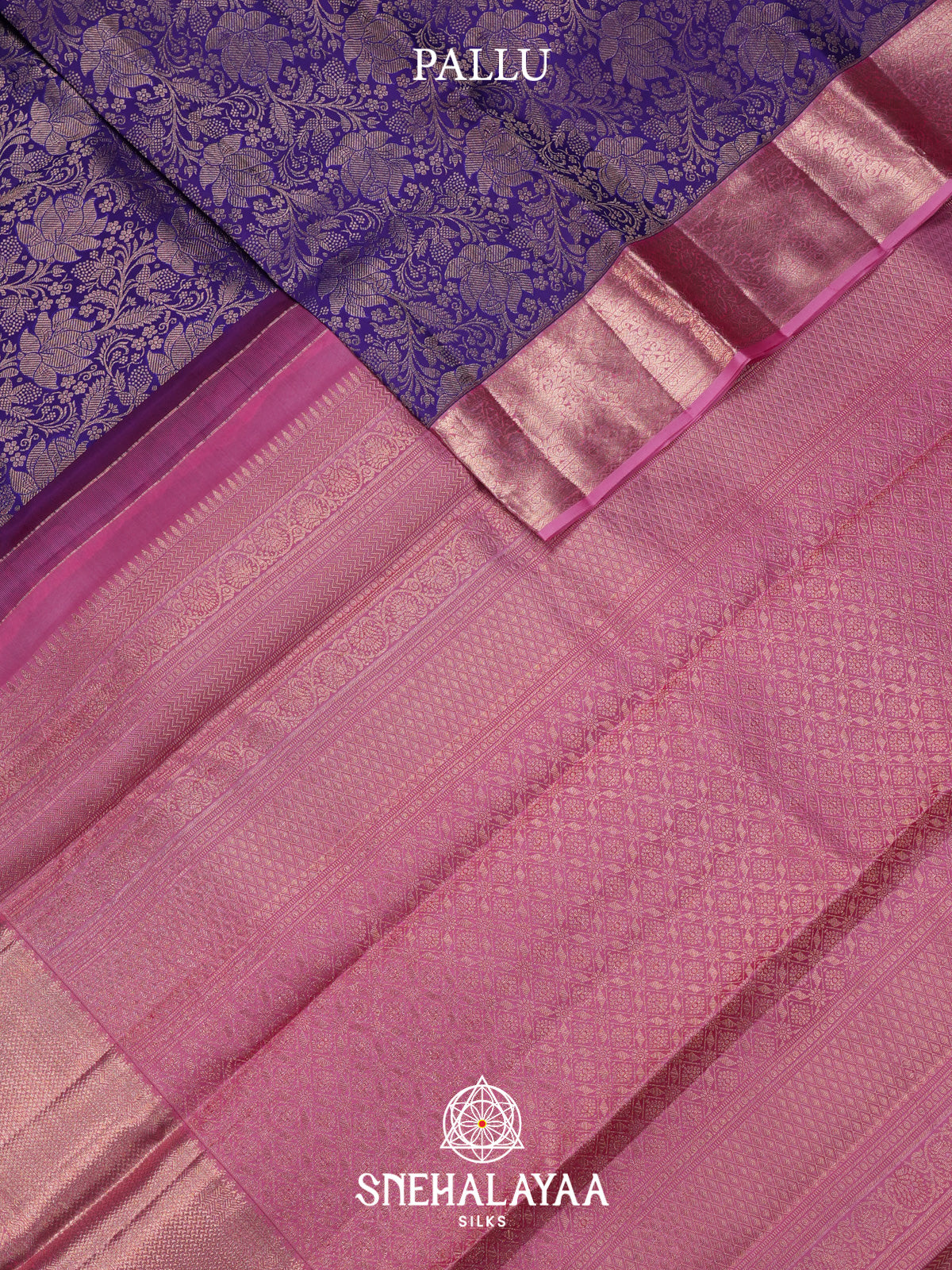 Purple Kanjivaram Silk Saree